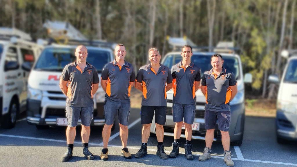the team of top dog plumbing sunshine coast